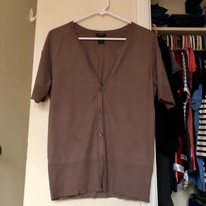 Ann Taylor Short Sleeve Cardigan